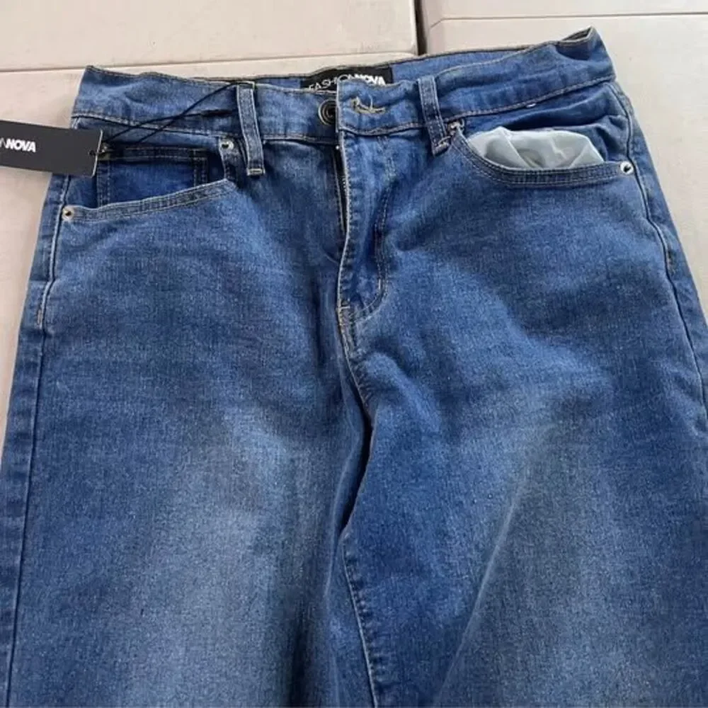 Fashion Nova Wide Leg Denim Jeans